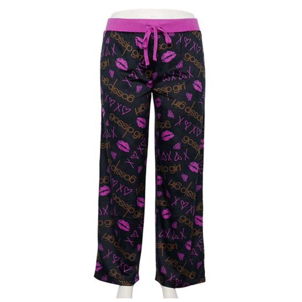 Gossip Girl SUPER SOFT Fleece Lounge Pants / Pajama Pants